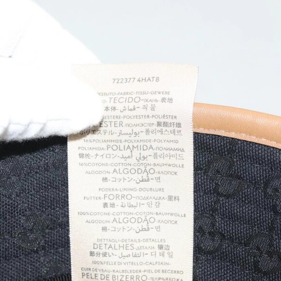 GUCCI GG Canvas Sherry Line Web Bucket Hat Hat Black main image 10